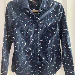 Boden The Cotton Shirt starry pattern